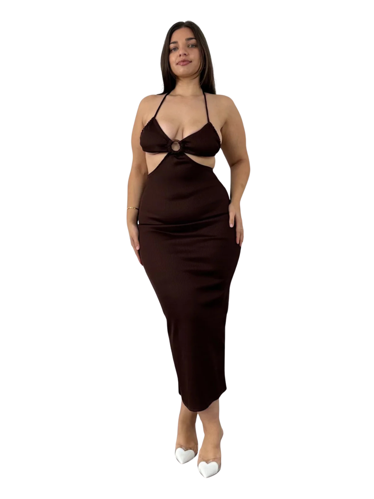 Kaiya Dress Brown