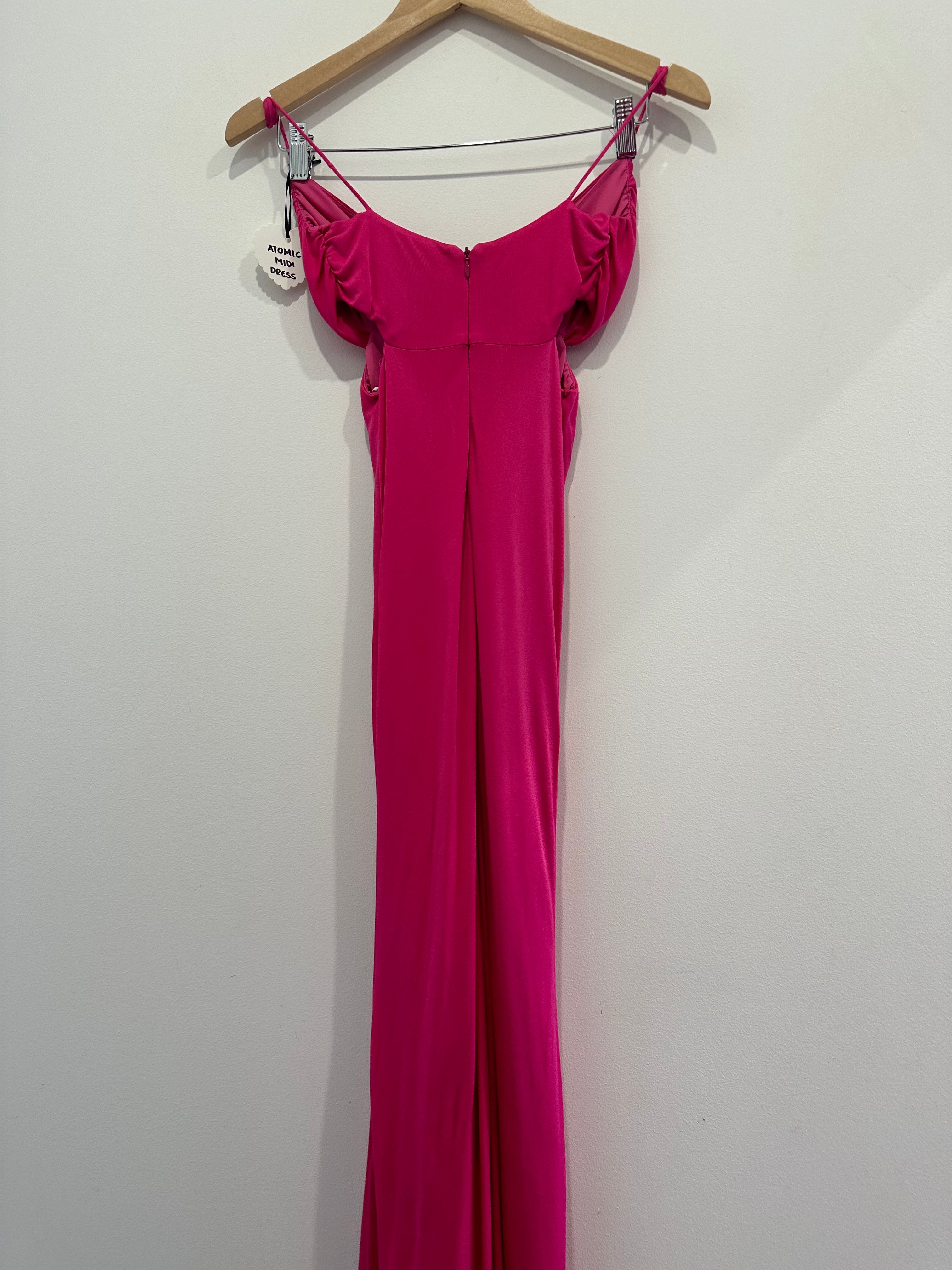 Atomic Midi Dress Pink