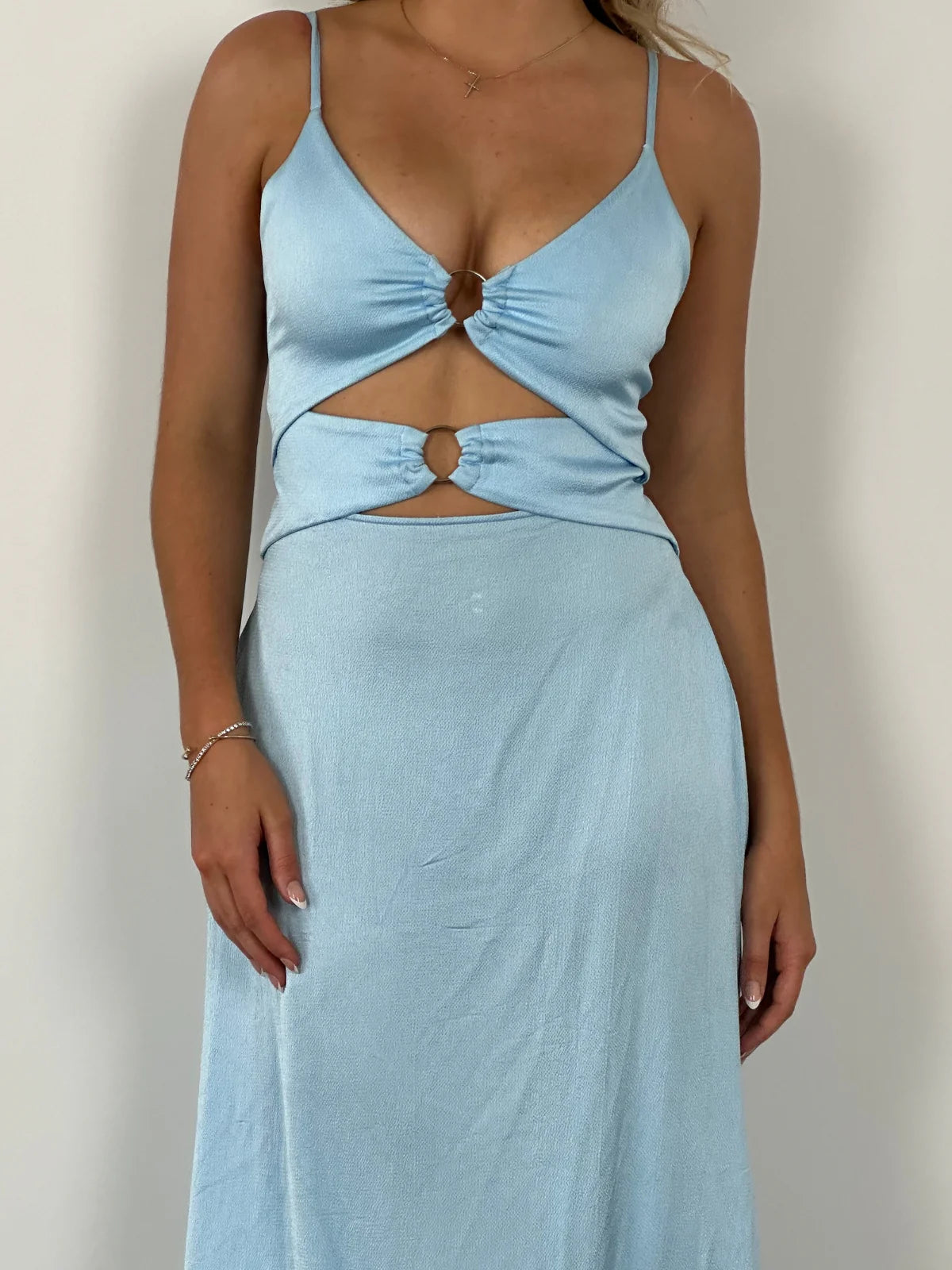 Carina Midi Dress Blue