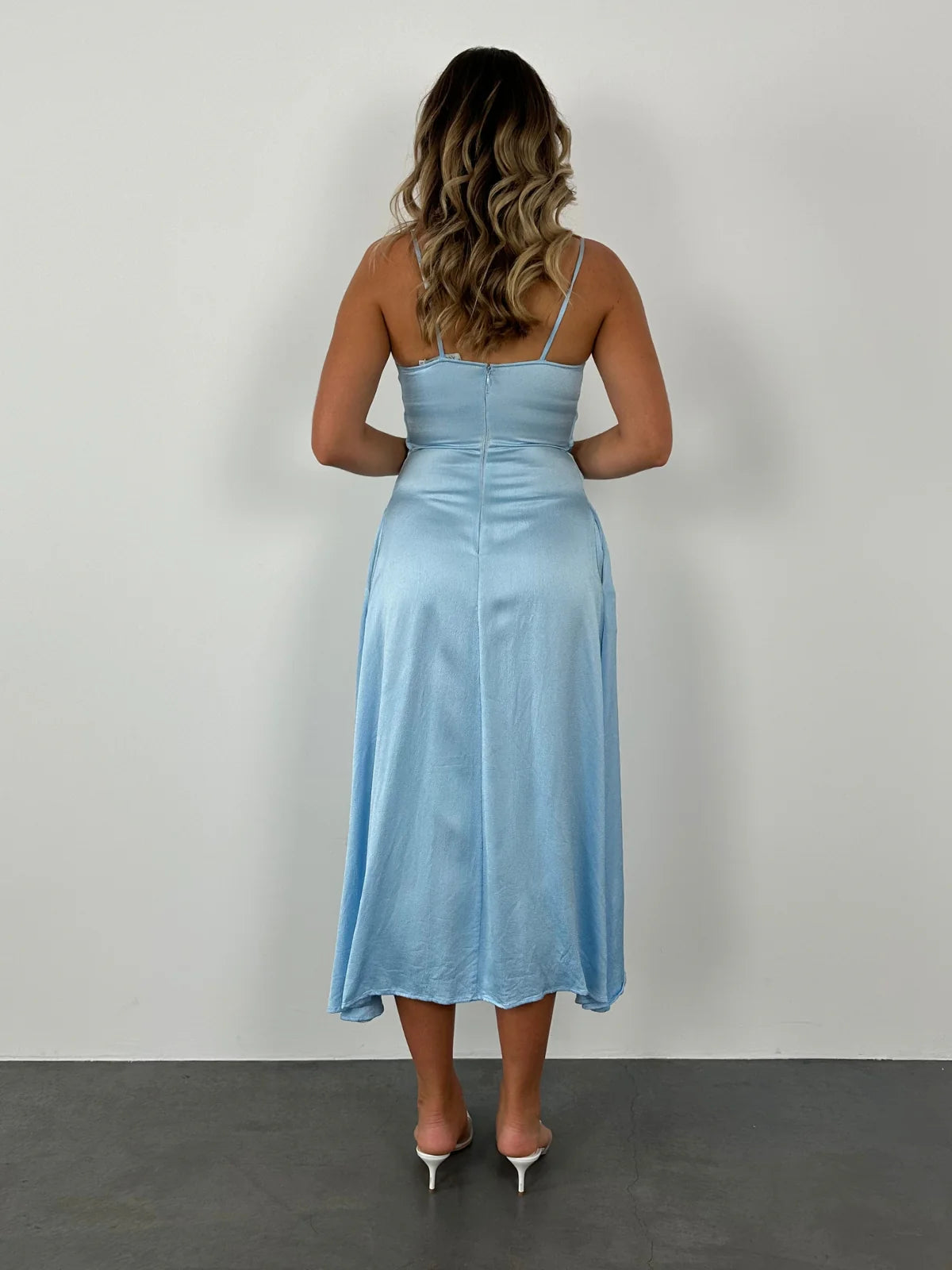 Carina Midi Dress Blue