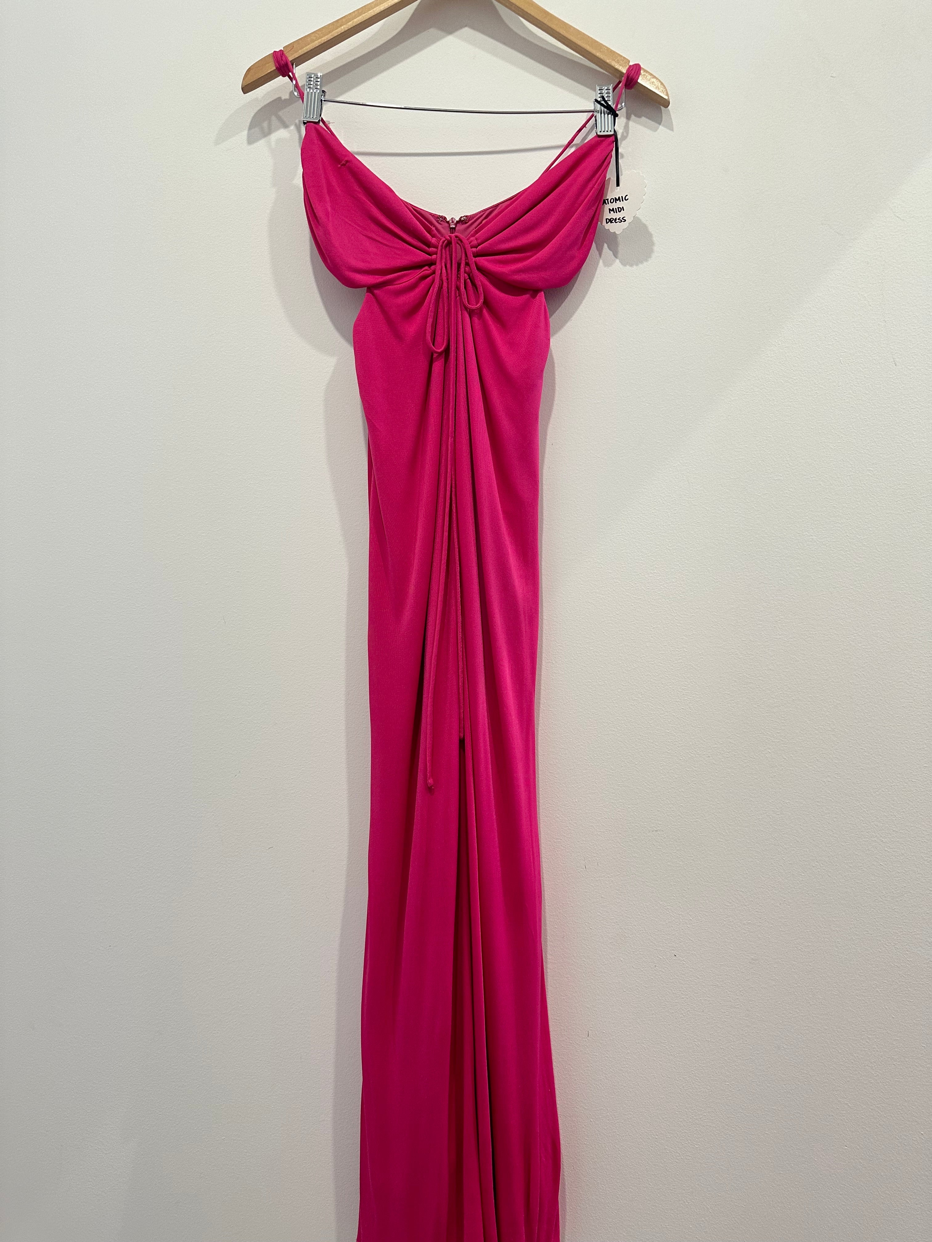Atomic Midi Dress Pink