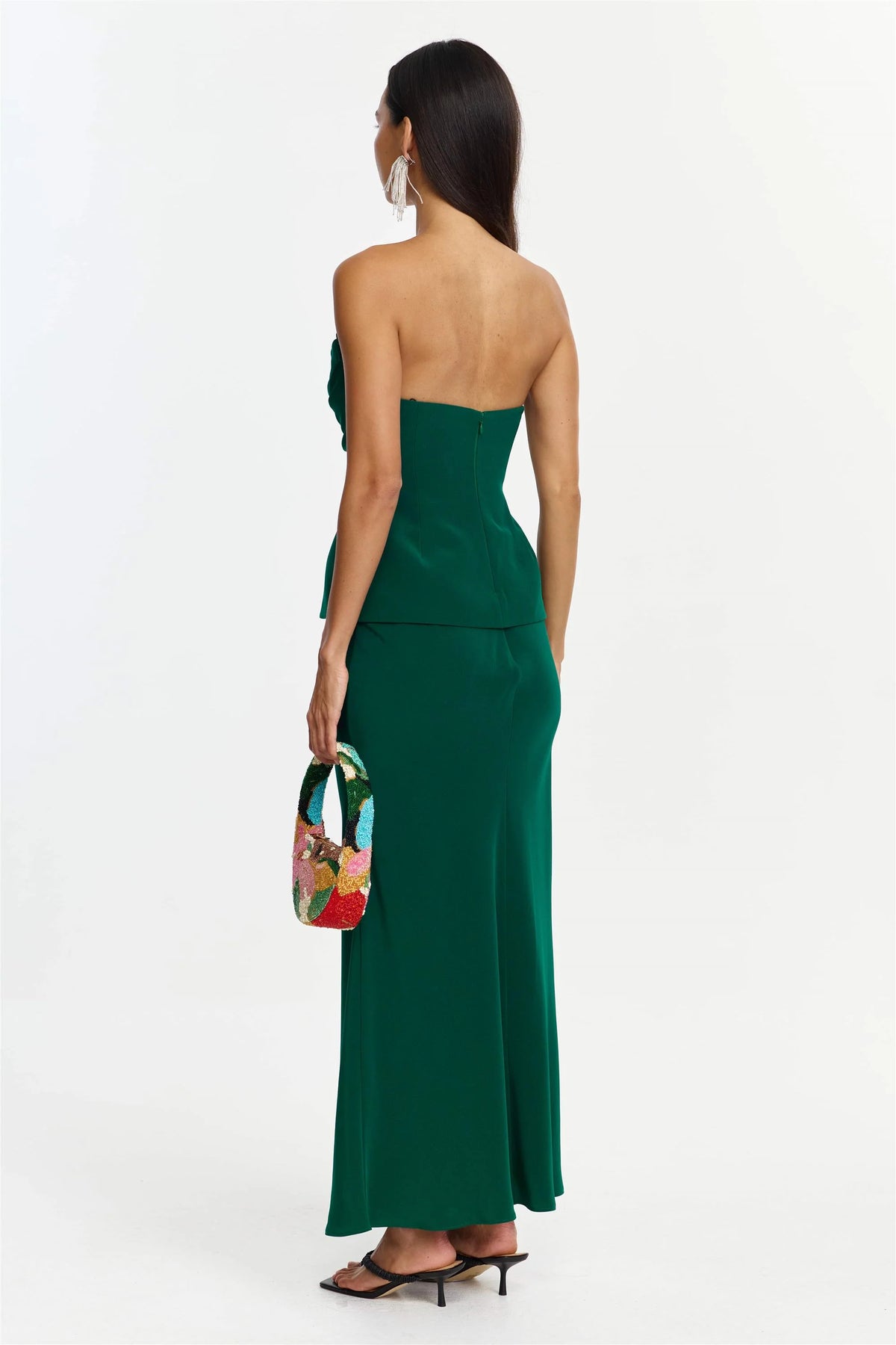 GILWELL MAXI DRESS - DEEP EMERALD