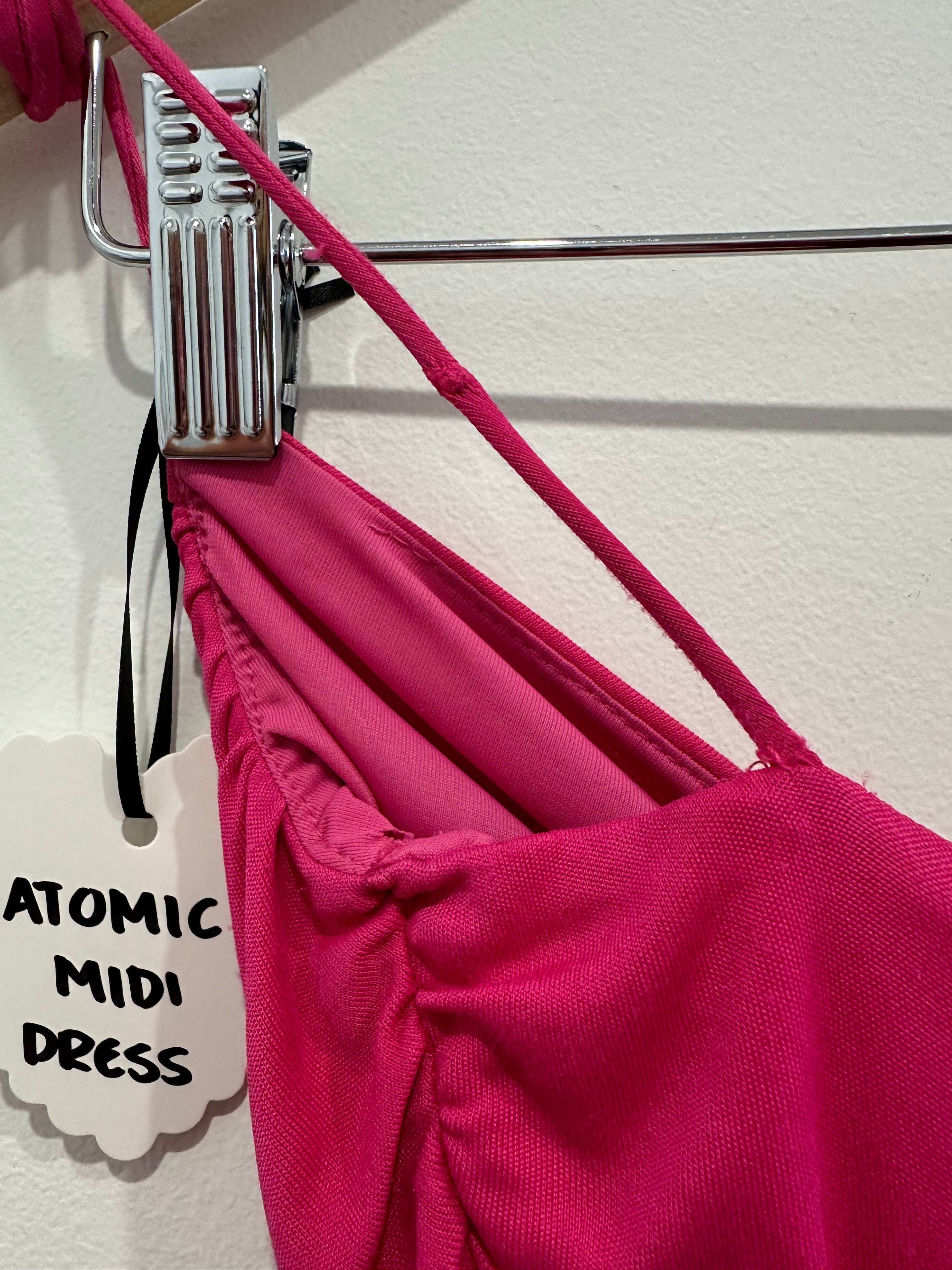 Atomic Midi Dress Pink