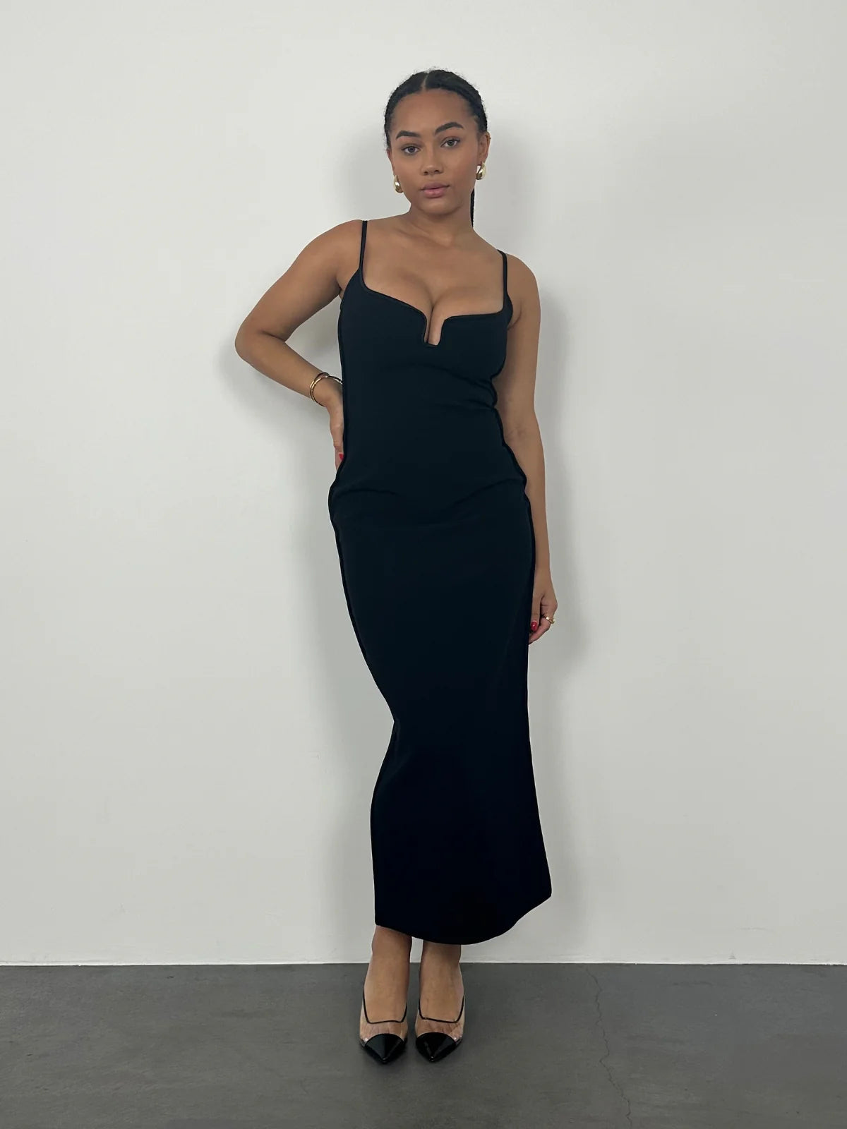 Heart Dress - Black