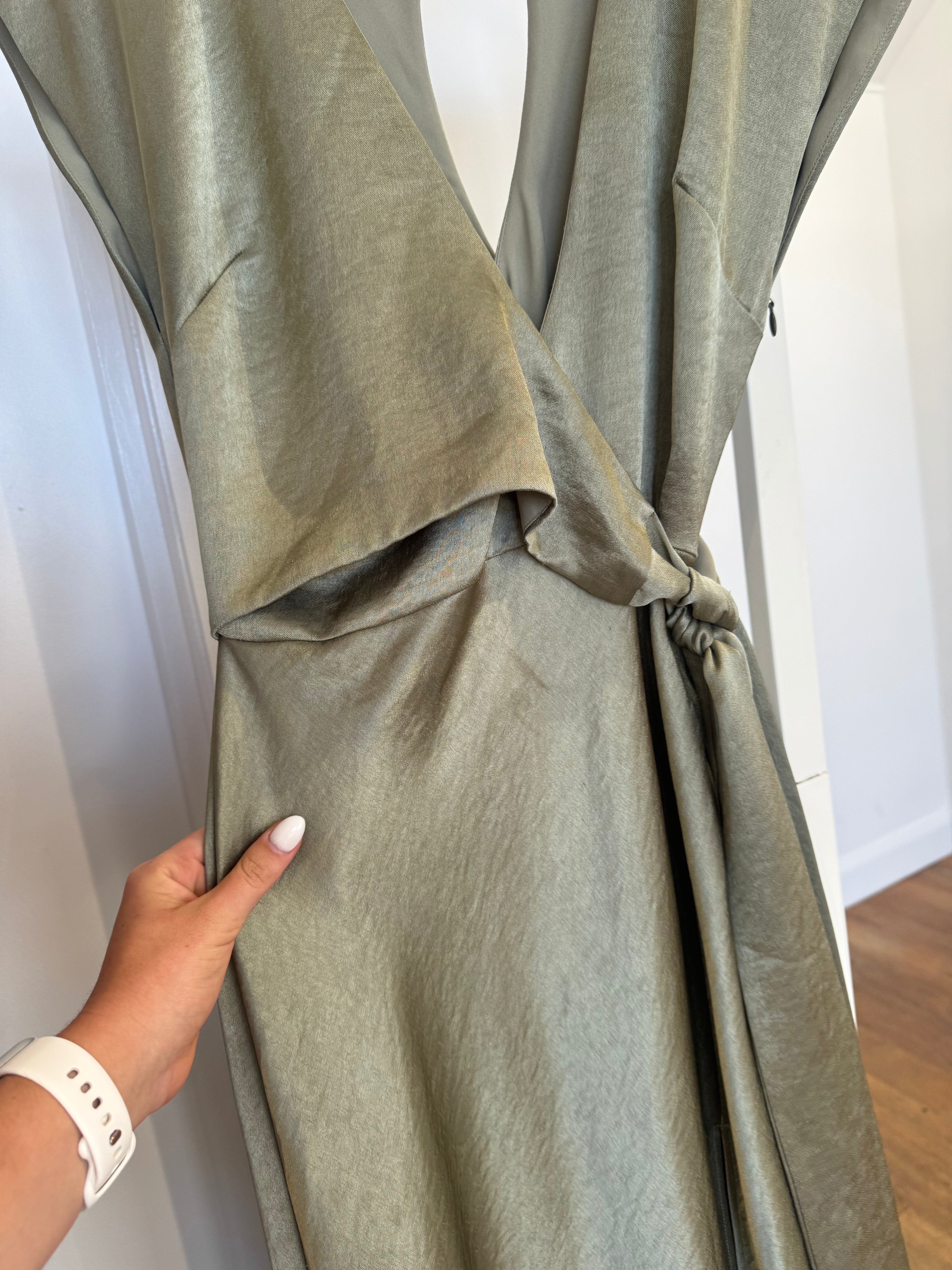 Dreamer Wrap Dress - Sage