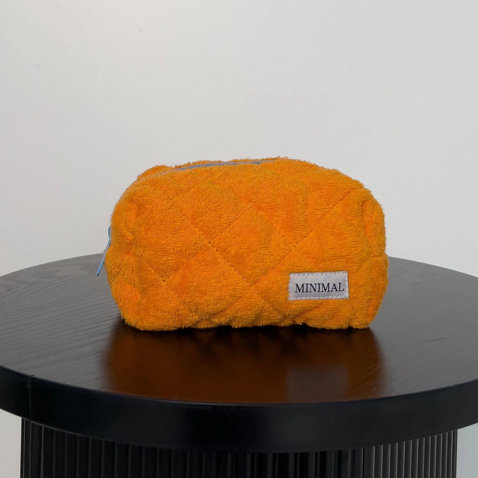 Orange Terry Makeup Bag – Medium