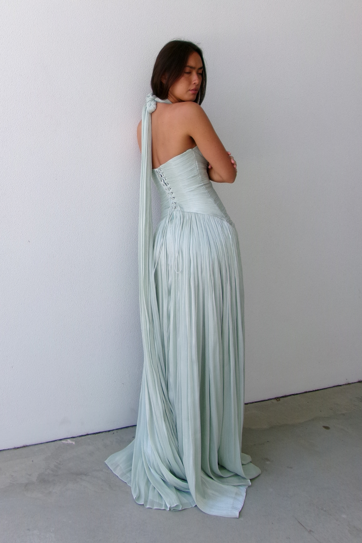 ISLA GOWN - SAGE