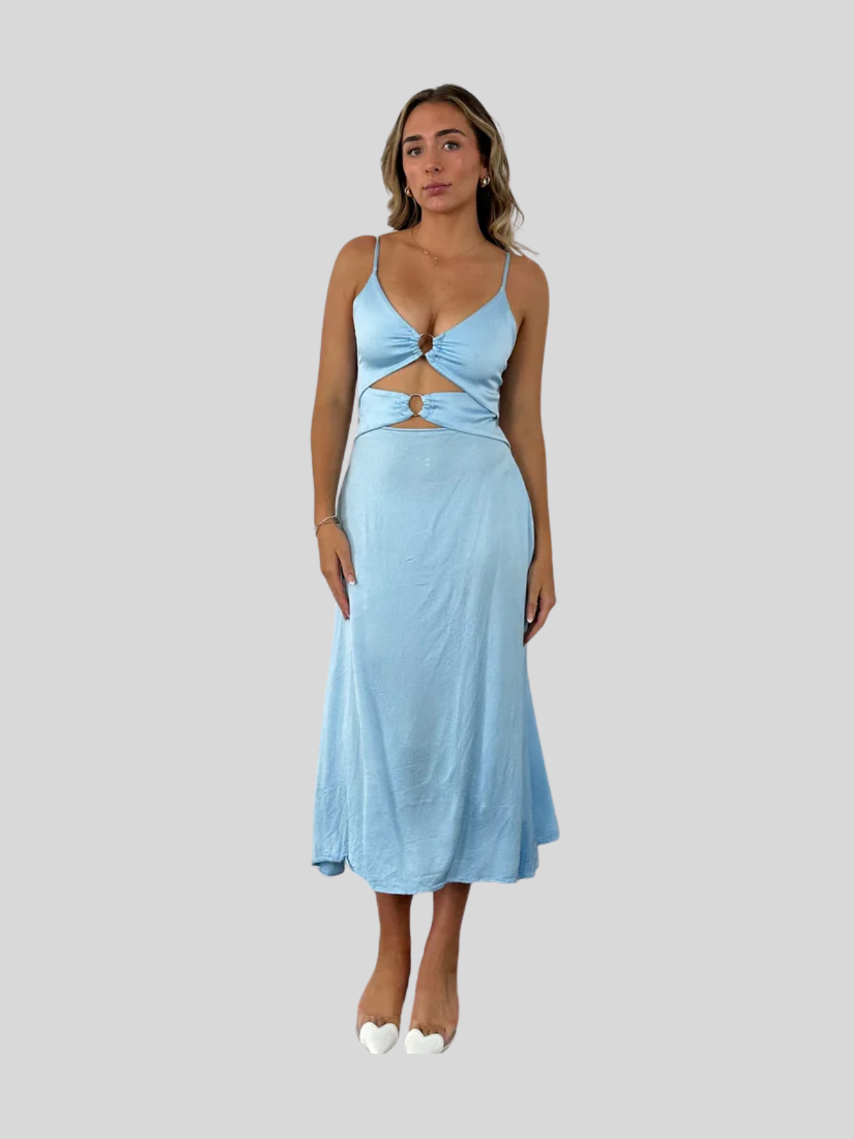Carina Midi Dress Blue