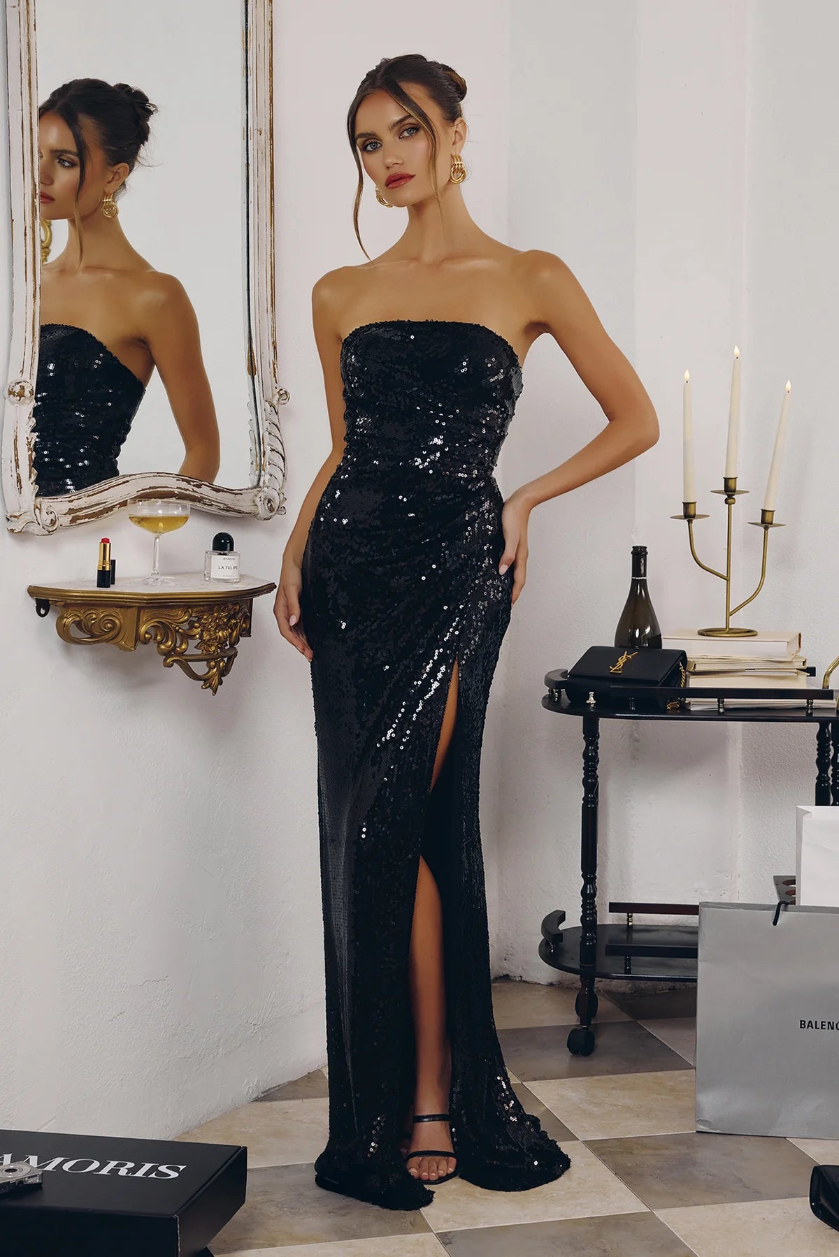 ESTELLE GOWN - BLACK