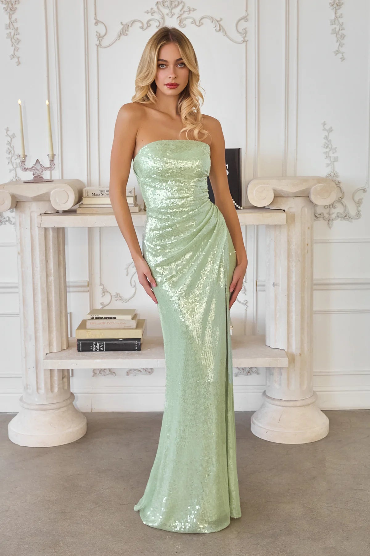 ESTELLE GOWN - SAGE