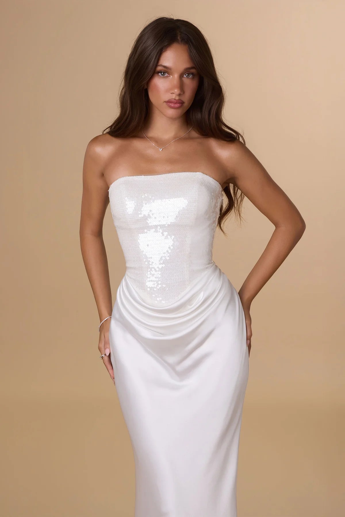 SABINE GOWN - WHITE