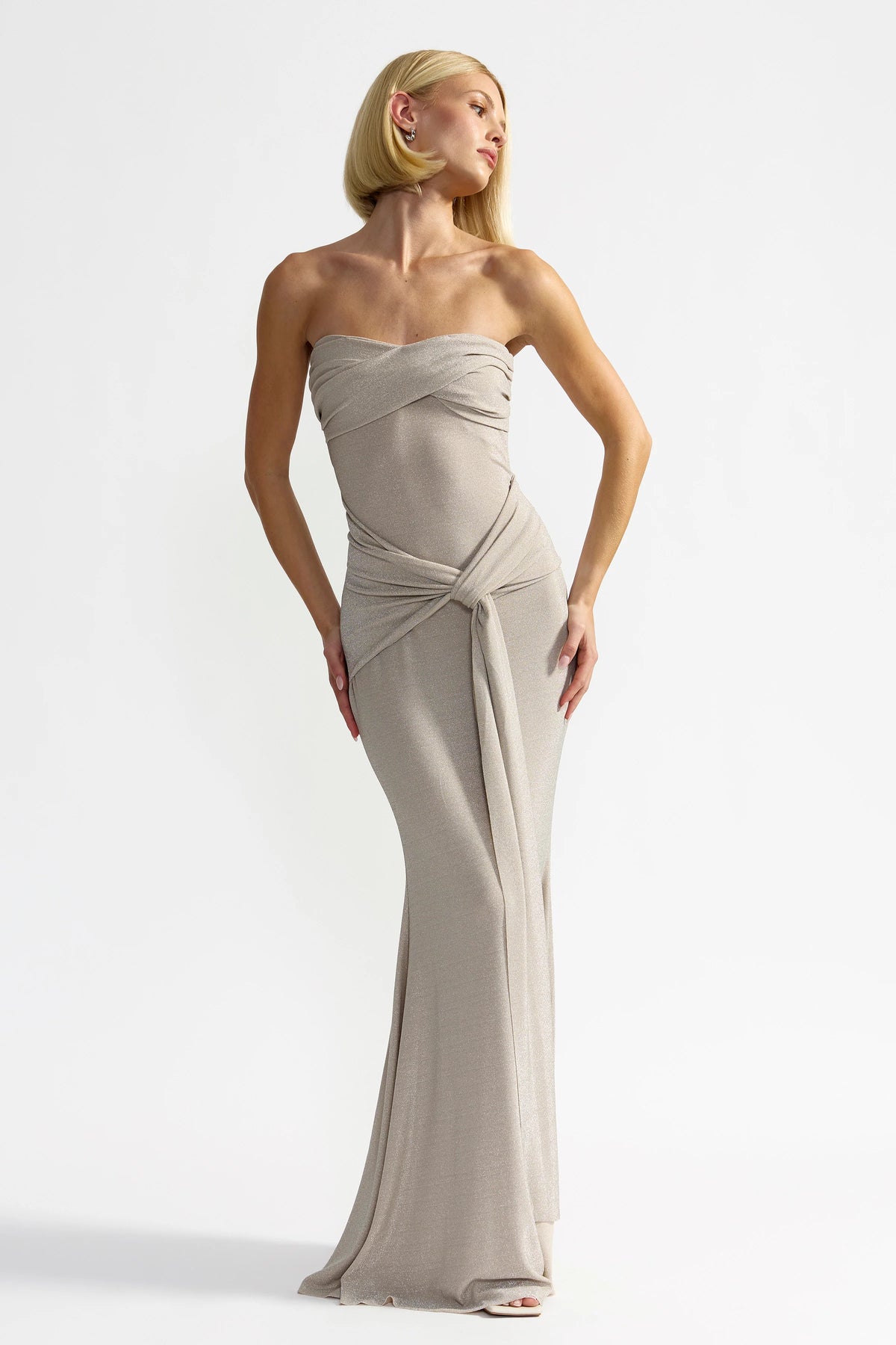 TIFFANY DRESS - CHAMPAGNE