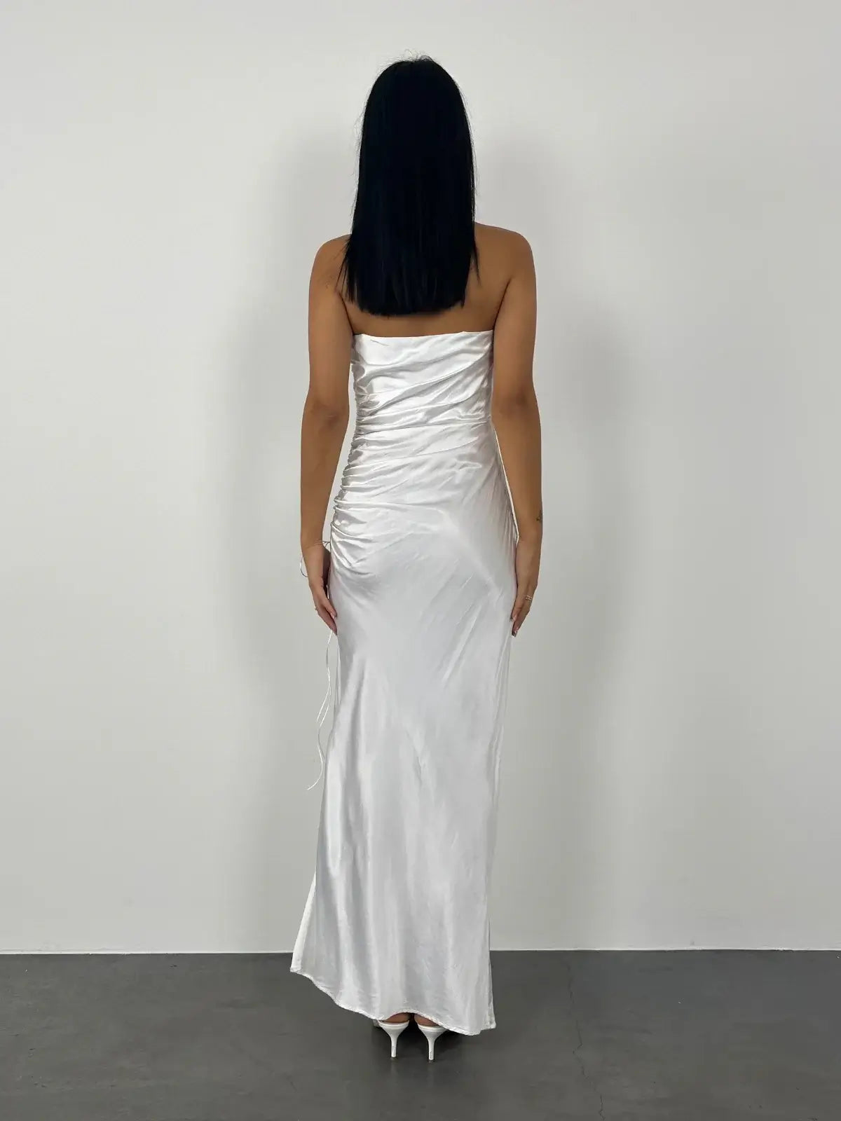 Angelina Dress White