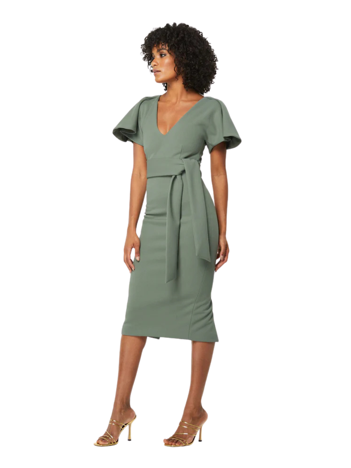 Only Midi Green