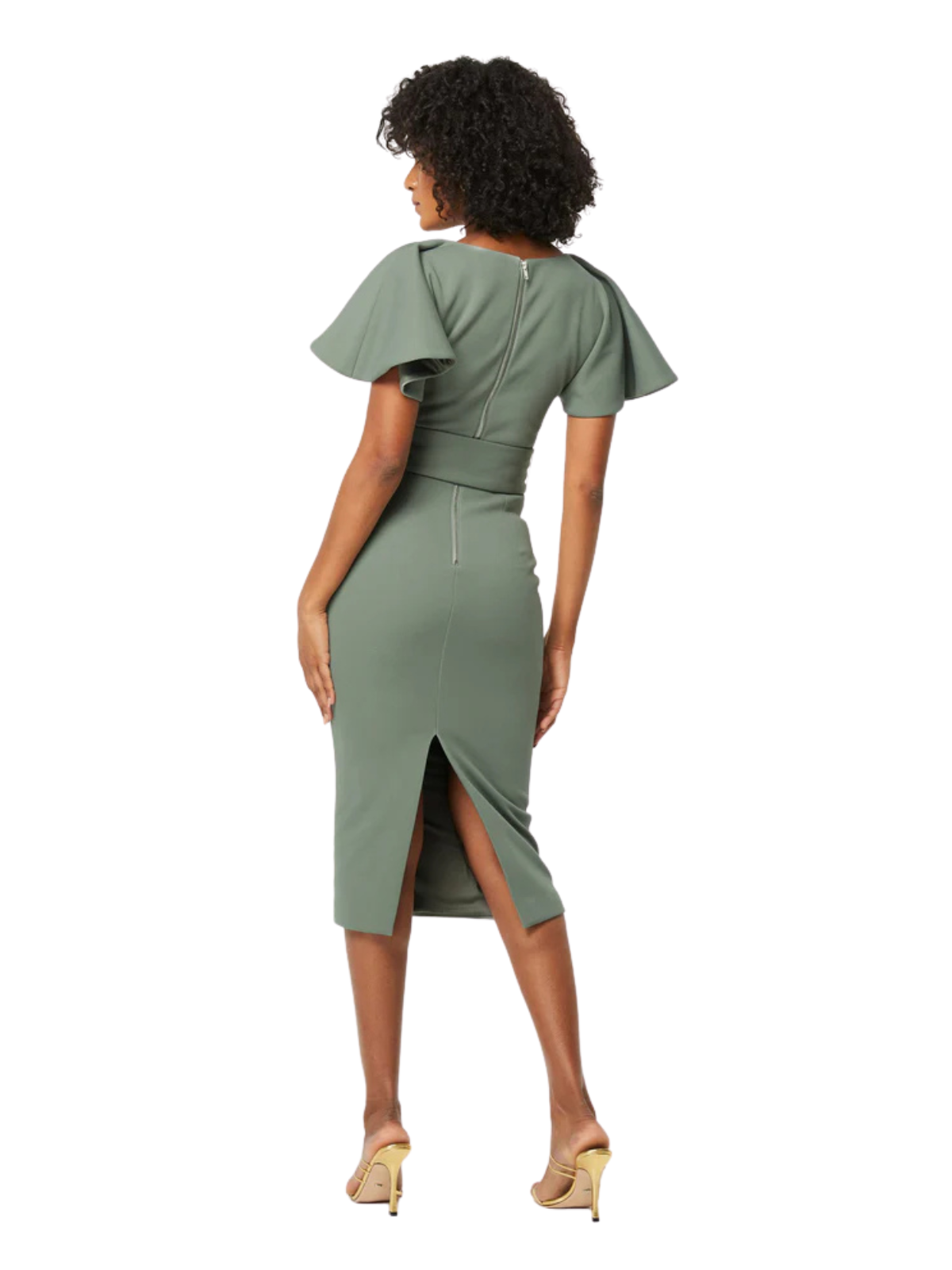 Only Midi Green