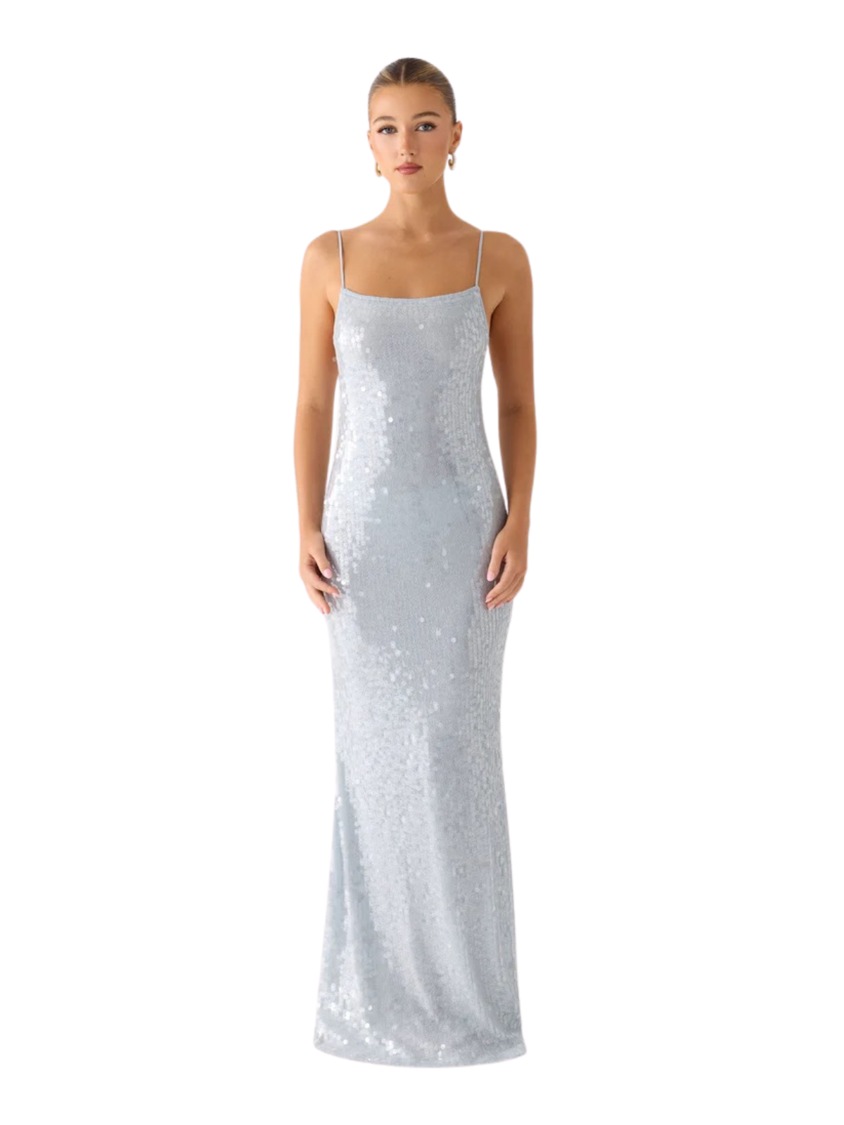 Solo Sequin Maxi - Blue