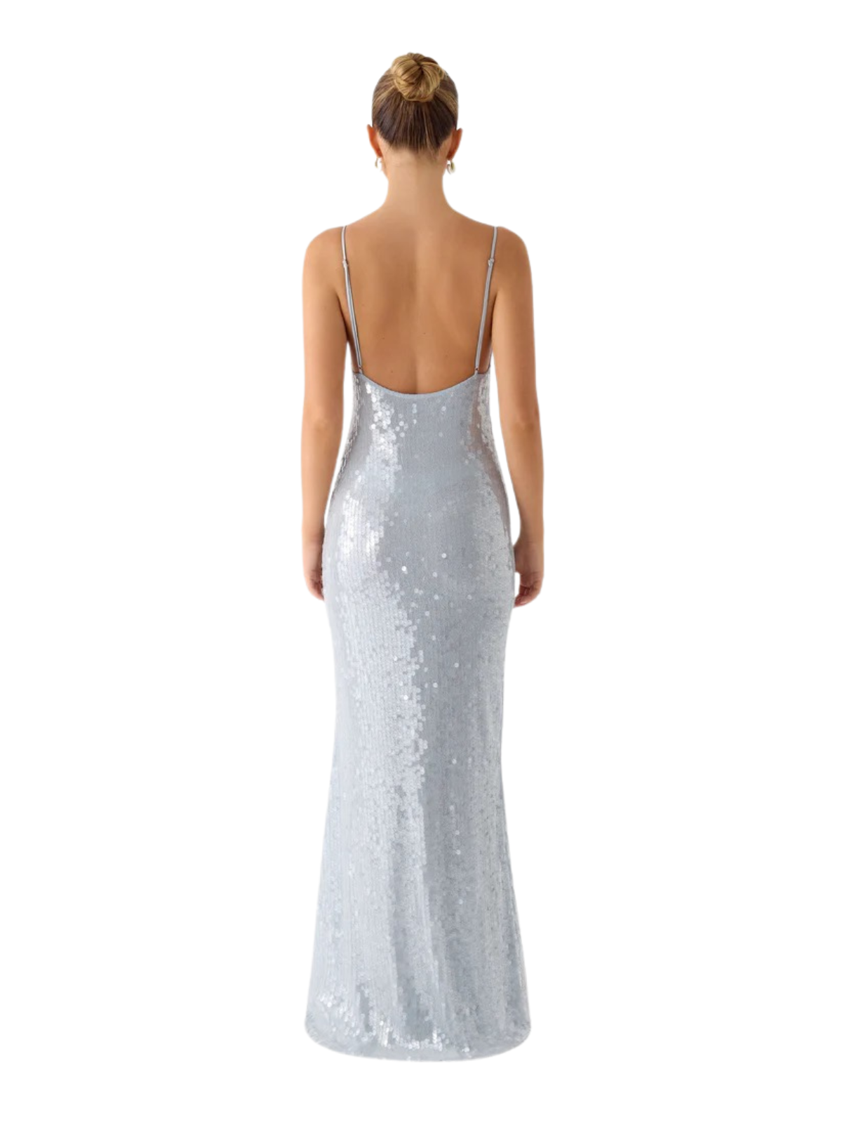 Solo Sequin Maxi - Blue