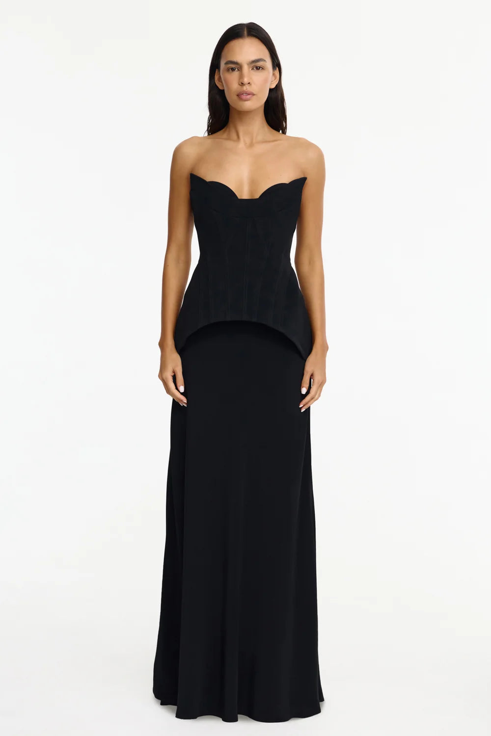 BANKFIELD MAXI DRESS - BLACK