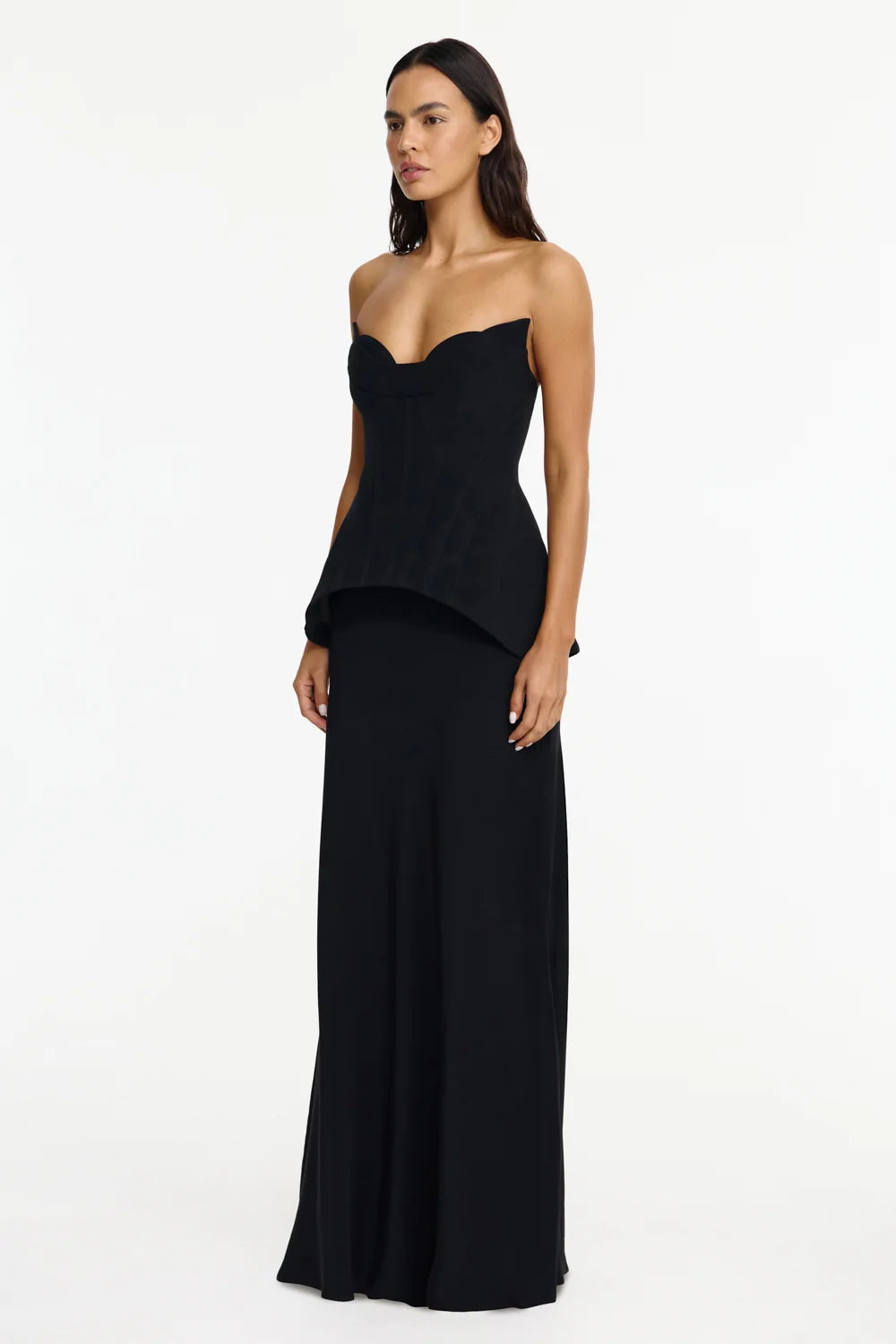 BANKFIELD MAXI DRESS - BLACK