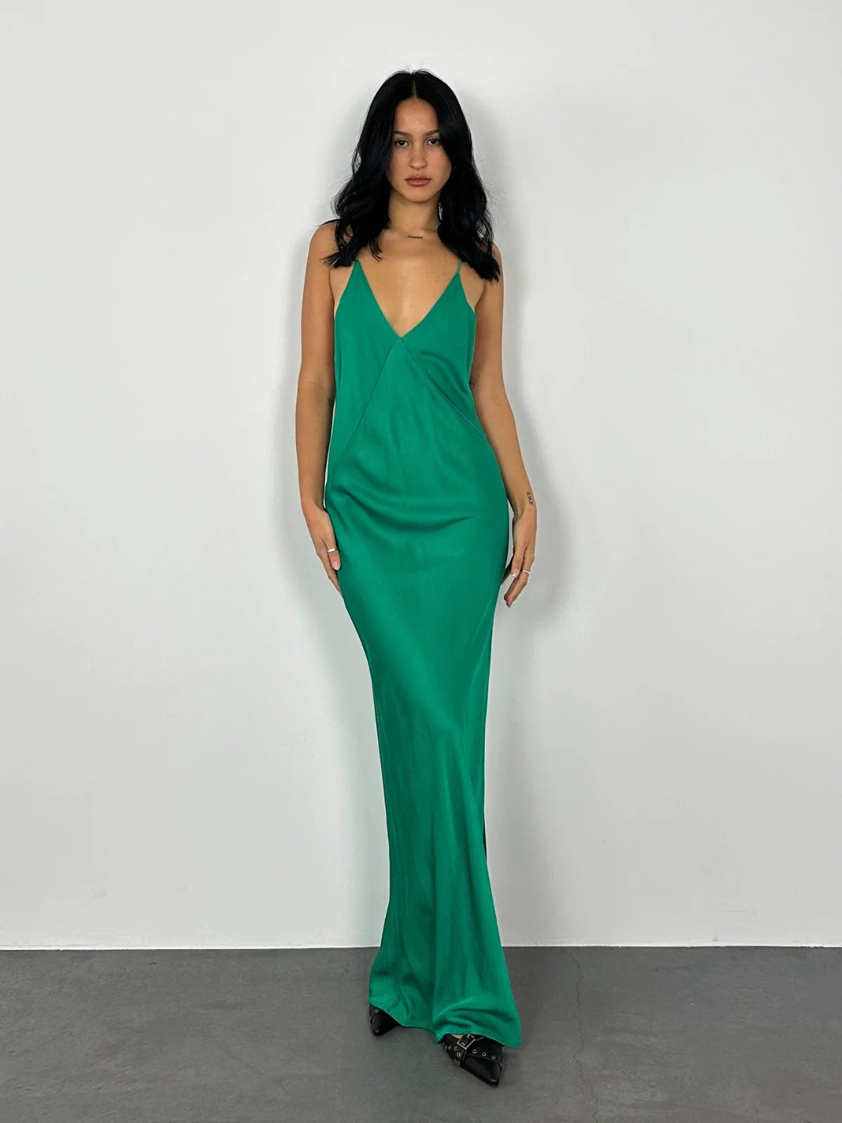 Delphine Maxi Dress - Green