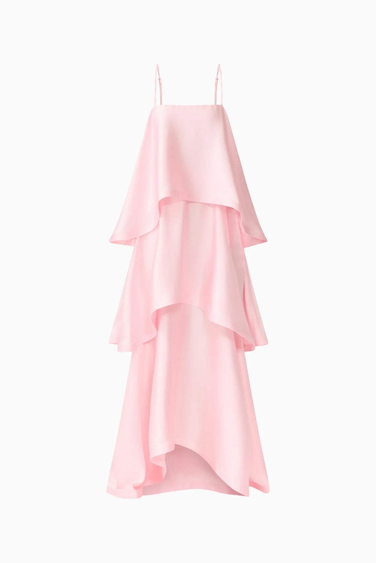 TILLY TIERED MAXI DRESS - PALE PINK