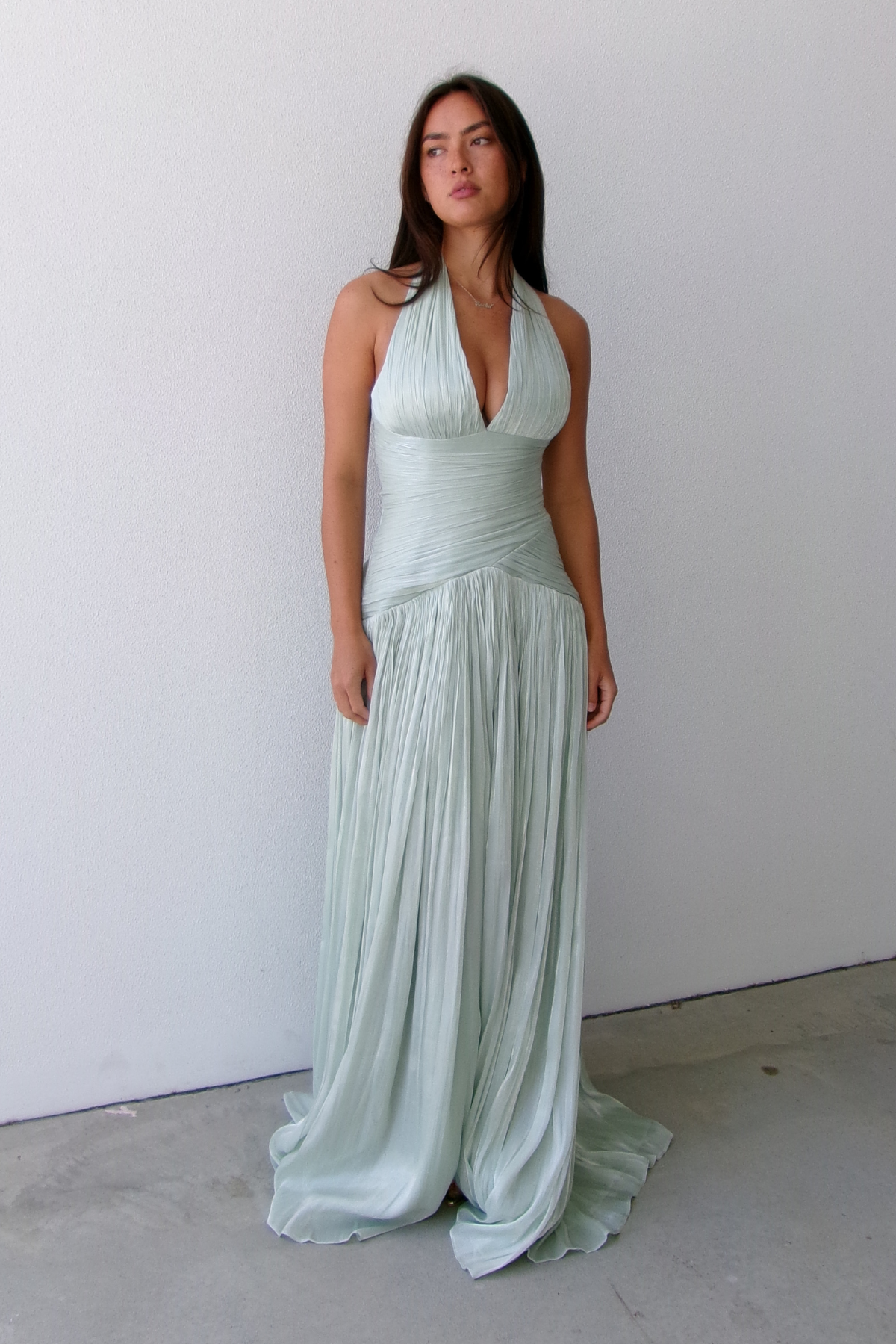 ISLA GOWN - SAGE