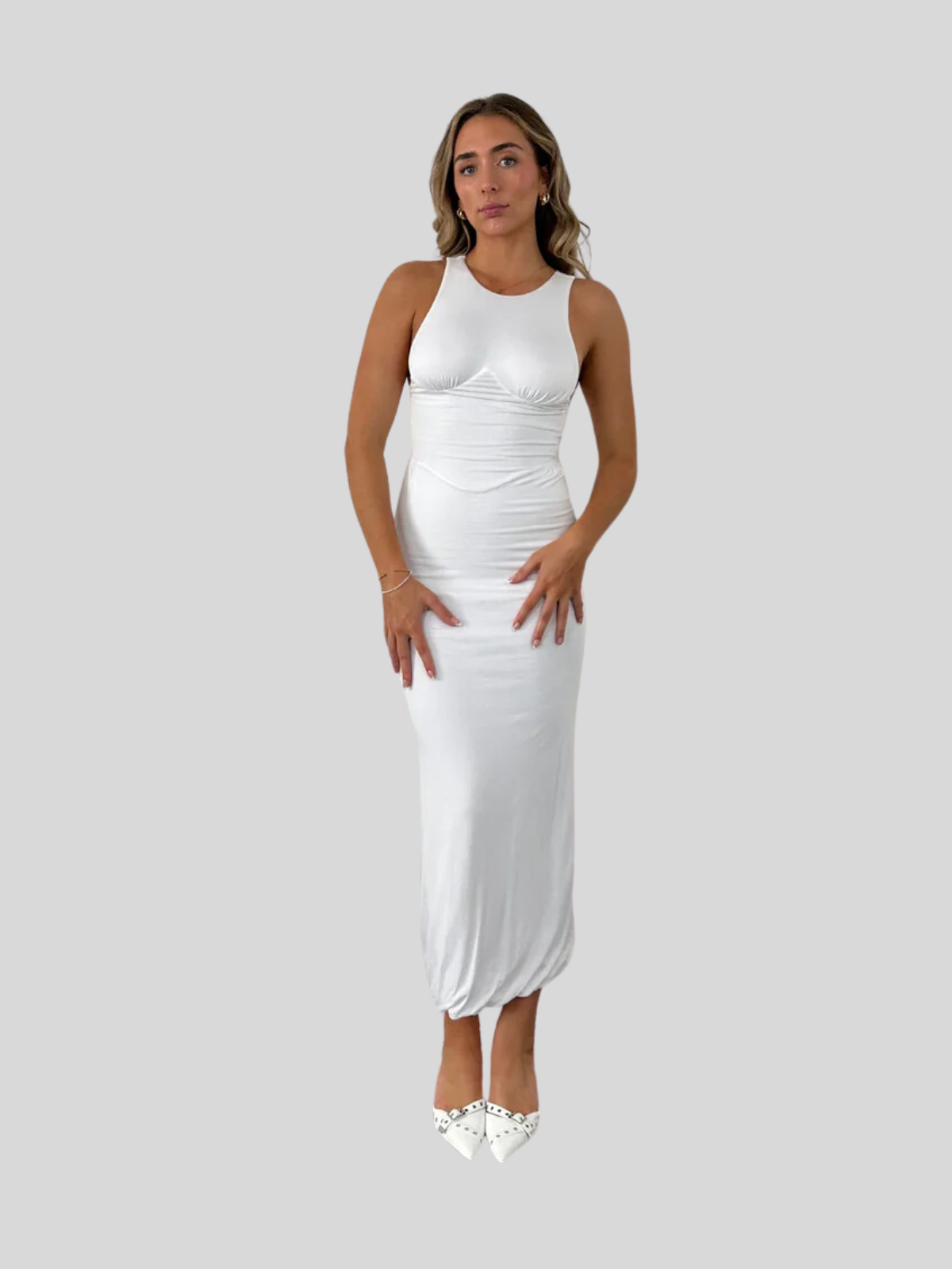Laylani Dress White