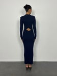 Lillian Midi - Navy
