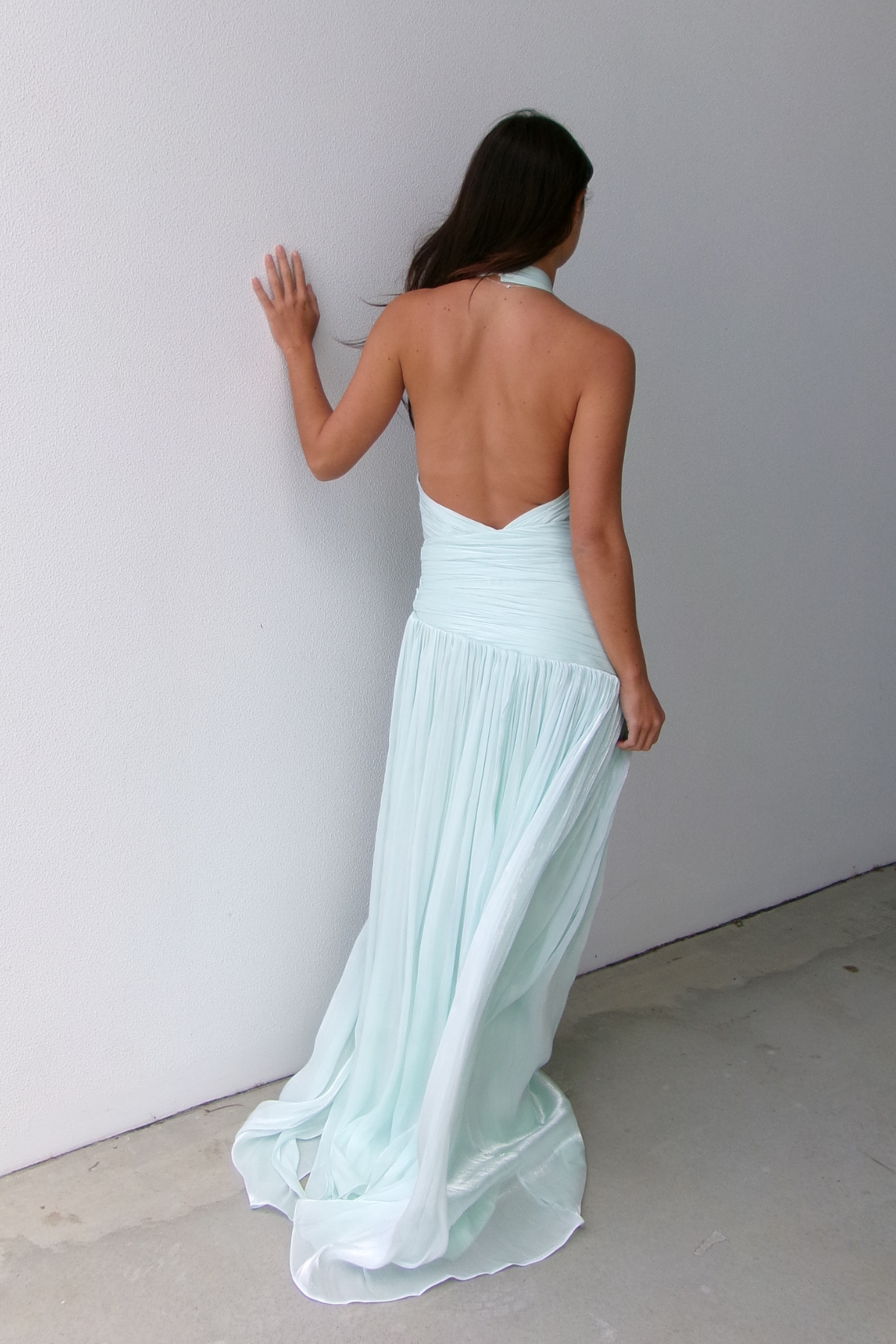 MALI GOWN - AQUA