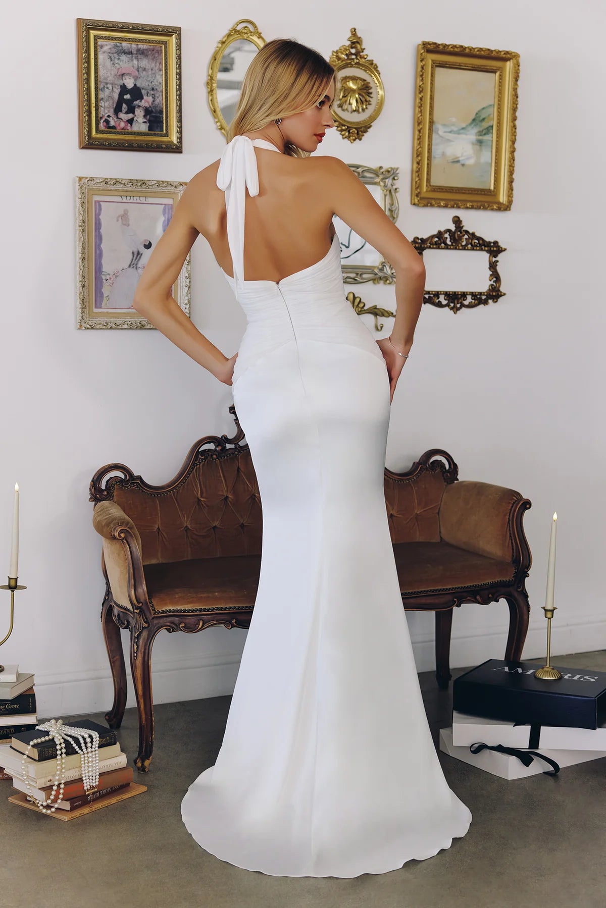 ELODIE GOWN - WHITE