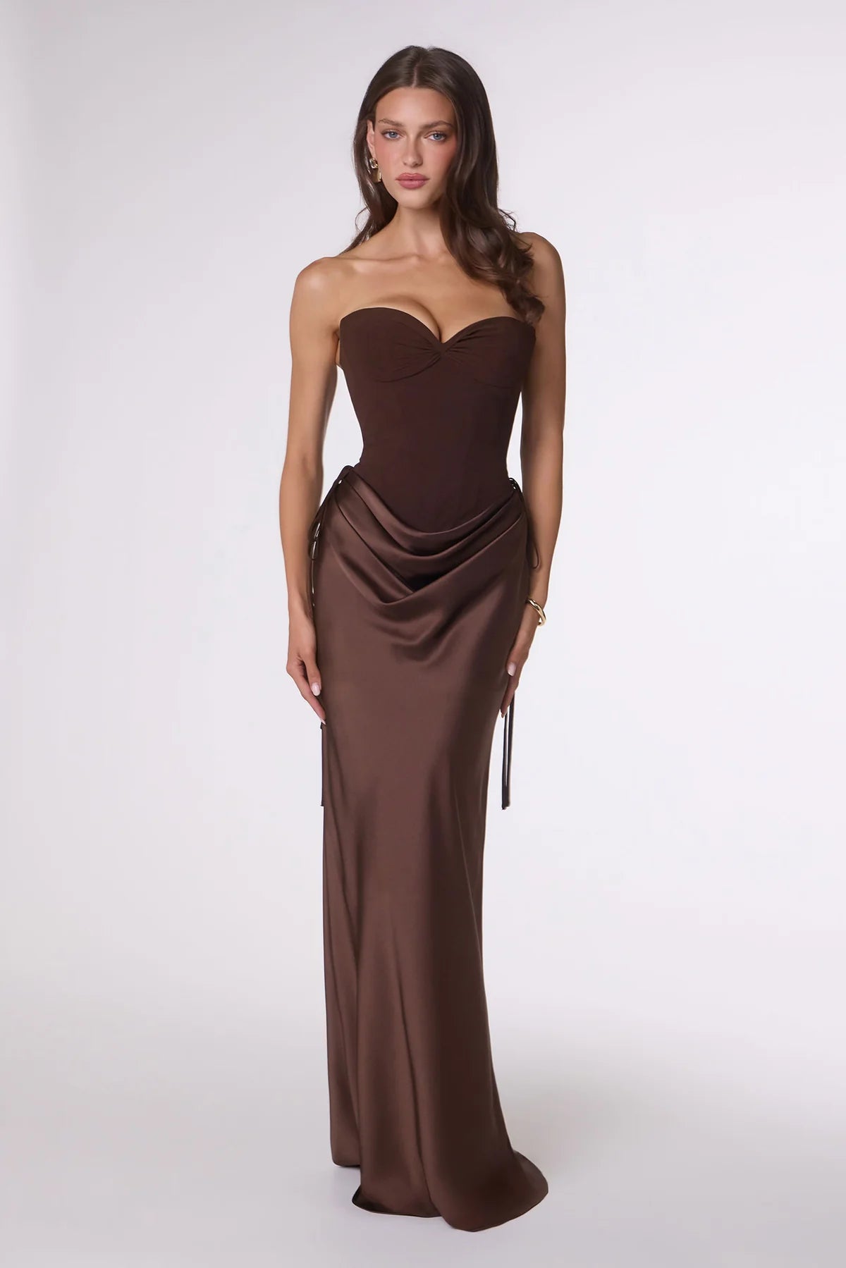 SLOANE GOWN - BROWN