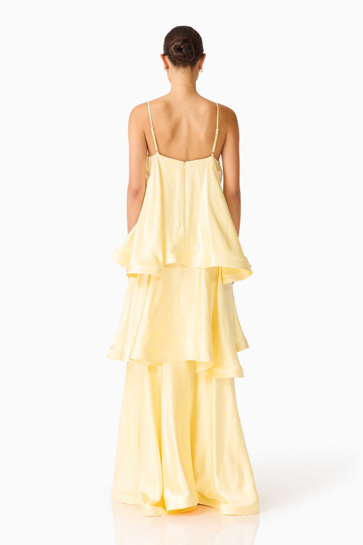 TILLY TIERED MAXI DRESS - YELLOW